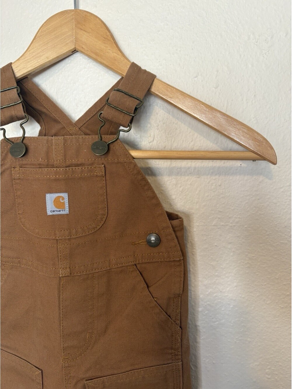 Carhartt Overalls 6M Infant Baby Washed Canvas Bib Winter Coat Hunting Clothes